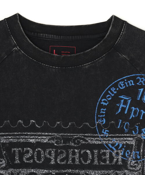DANKE SCHON(ダンケシェーン)の「DankeSchon/ダンケシェーン/CHEMICAL RAGLAN LST STEMPEL(Tシャツ/カットソー・メンズ・ブラック・M/L)」の21枚目の写真