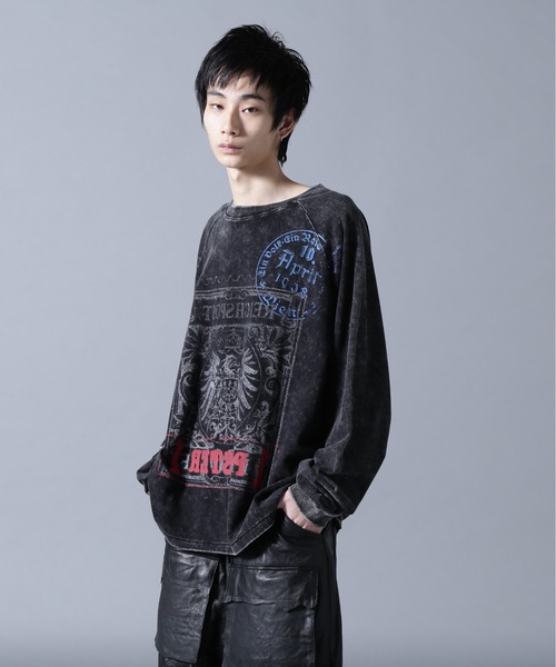 DankeSchon/ダンケシェーン/CHEMICAL RAGLAN LST STEMPEL（Tシャツ