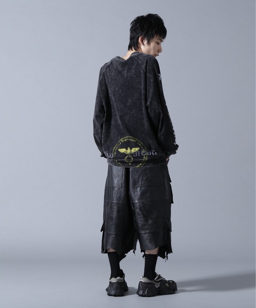 DANKE SCHON(ダンケシェーン)の「DankeSchon/ダンケシェーン/CHEMICAL RAGLAN LST STEMPEL(Tシャツ/カットソー・メンズ・ブラック・M/L)」の9枚目の写真