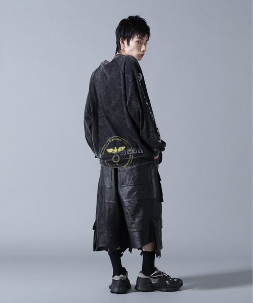 DANKE SCHON(ダンケシェーン)の「DankeSchon/ダンケシェーン/CHEMICAL RAGLAN LST STEMPEL(Tシャツ/カットソー・メンズ・ブラック・M/L)」の10枚目の写真