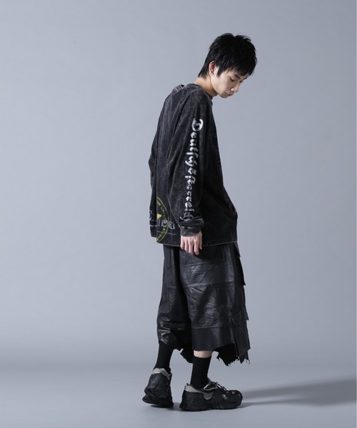 DANKE SCHON(ダンケシェーン)の「DankeSchon/ダンケシェーン/CHEMICAL RAGLAN LST STEMPEL(Tシャツ/カットソー・メンズ・ブラック・M/L)」の11枚目の写真