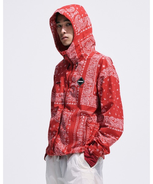 F.C.Real Bristol(エフシーレアルブリストル)の「BANDANA NYLON HOODED BLOUSON(ナイロンジャケット・メンズ・ネイビー/レッド/ブラック・MEDIUM/SMALL/XX-LARGE/X-LARGE/LARGE)」の17枚目の写真