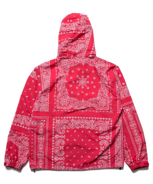 F.C.Real Bristol(エフシーレアルブリストル)の「BANDANA NYLON HOODED BLOUSON(ナイロンジャケット・メンズ・ネイビー/レッド/ブラック・MEDIUM/SMALL/XX-LARGE/X-LARGE/LARGE)」の19枚目の写真