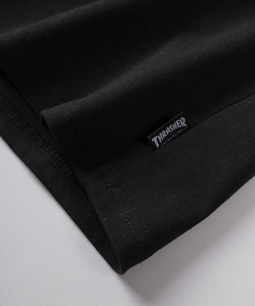 THRASHER(スラッシャー)の「【70】【THRASHER/スラッシャー】ワンポイント刺繍 アームロゴ バックプリント ロングスリーブTシャツ(Tシャツ/カットソー・メンズ・ホワイト/ホワイト系その他/ホワイト系その他2/ブラック/ブラック系その他/ブラック系その他2/アッシュグレー/グレー系その他/グレー系その他2・M/L/XL)」の12枚目の写真