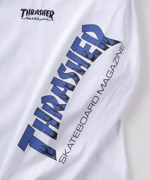 THRASHER(スラッシャー)の「【70】【THRASHER/スラッシャー】ワンポイント刺繍 アームロゴ バックプリント ロングスリーブTシャツ(Tシャツ/カットソー・メンズ・ホワイト/ホワイト系その他/ホワイト系その他2/ブラック/ブラック系その他/ブラック系その他2/アッシュグレー/グレー系その他/グレー系その他2・M/L/XL)」の16枚目の写真