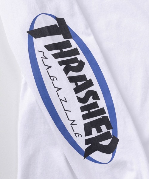 THRASHER(スラッシャー)の「【70】【THRASHER/スラッシャー】ワンポイント刺繍 アームロゴ バックプリント ロングスリーブTシャツ(Tシャツ/カットソー・メンズ・ホワイト/ホワイト系その他/ホワイト系その他2/ブラック/ブラック系その他/ブラック系その他2/アッシュグレー/グレー系その他/グレー系その他2・M/L/XL)」の17枚目の写真