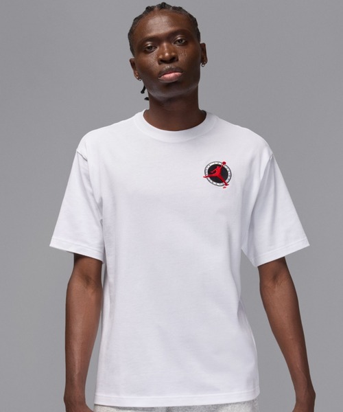 JORDAN BRAND（ジョーダンブランド）の「JORDAN BRAND M J FLT CLUB LBR SS CREW / ジョーダン ブランド FLT CLUB LBR S/S クルー / NIKE【SP】（Tシャツ/カットソー・メンズ・ブラック/ホワイト・XXL/XL/L/M/S）」の2枚目の写真
