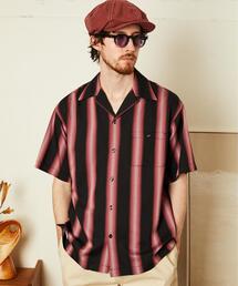schott(�V���b�g)��Schott/�V���b�g/STRIPE SS SHIRT/�X�g���C�v ���� �V���c(�V���c/�u���E�X)