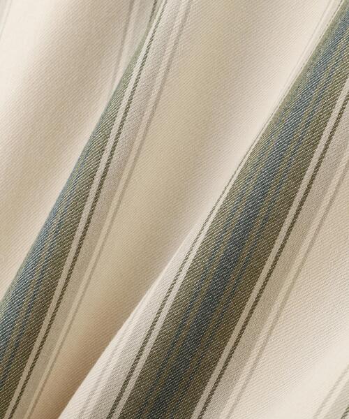 Schott(ショット)の「Schott/ショット/STRIPE SS SHIRT/ストライプ 半袖 シャツ(シャツ/ブラウス・メンズ・ベージュ/ブラック・2XL/XL/L/M)」の14枚目の写真