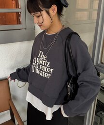 CIAOPANIC TYPY | 【ツブシャリ!】ドライタッチネップロゴスウェット(スウェット)