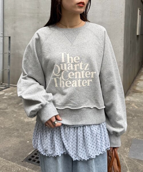 CIAOPANIC TYPY(チャオパニックティピー)の「【ツブシャリ!】ドライタッチネップロゴスウェット(スウェット・レディース・レッド/チャコールグレー/グレー/イエロー・ONE SIZE)」の13枚目の写真