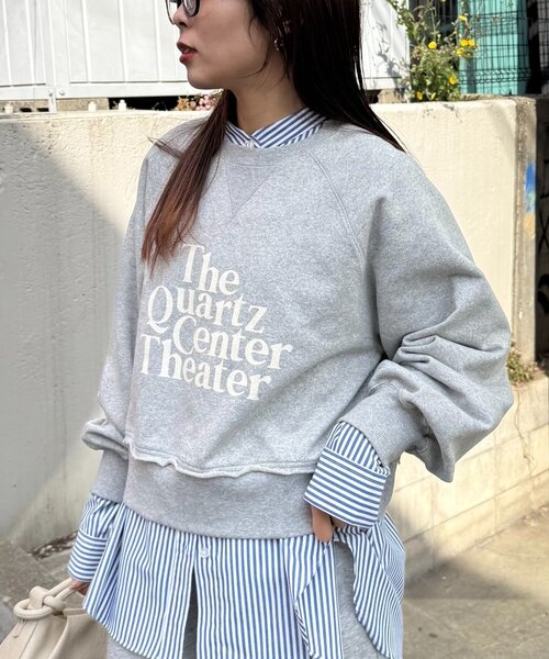 CIAOPANIC TYPY(チャオパニックティピー)の「【ツブシャリ!】ドライタッチネップロゴスウェット(スウェット・レディース・レッド/チャコールグレー/グレー/イエロー・ONE SIZE)」の12枚目の写真