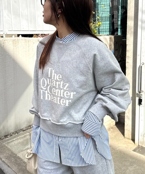 CIAOPANIC TYPY(チャオパニックティピー)の「【ツブシャリ!】ドライタッチネップロゴスウェット(スウェット・レディース・レッド/チャコールグレー/グレー/イエロー・ONE SIZE)」の11枚目の写真