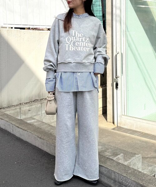 CIAOPANIC TYPY(チャオパニックティピー)の「【ツブシャリ!】ドライタッチネップロゴスウェット(スウェット・レディース・レッド/チャコールグレー/グレー/イエロー・ONE SIZE)」の9枚目の写真