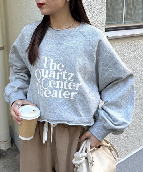 CIAOPANIC TYPY(チャオパニックティピー)の「【ツブシャリ!】ドライタッチネップロゴスウェット(スウェット・レディース・レッド/チャコールグレー/グレー/イエロー・ONE SIZE)」の8枚目の写真