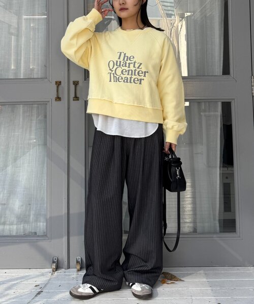 CIAOPANIC TYPY(チャオパニックティピー)の「【ツブシャリ!】ドライタッチネップロゴスウェット(スウェット・レディース・レッド/チャコールグレー/グレー/イエロー・ONE SIZE)」の22枚目の写真