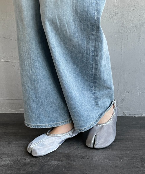 PAES（ペイズ）の「[PAES/ペイズ] MESH AIR STRING フラットシューズ（バレエシューズ・レディース・シルバー/ライム/ブラック/ゴールド・23/24.5/24/23.5）」の19枚目の写真