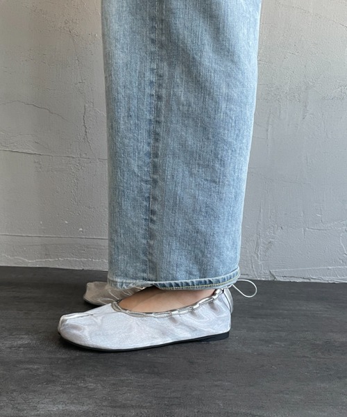 PAES（ペイズ）の「[PAES/ペイズ] MESH AIR STRING フラットシューズ（バレエシューズ・レディース・シルバー/ライム/ブラック/ゴールド・23/24.5/24/23.5）」の20枚目の写真