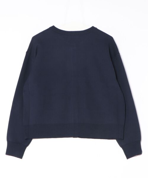 Doux archives（ドゥアルシーヴ）の「ニットジャケット（カーディガン/ボレロ・レディース・チャコールグレー/グレイッシュベージュ/ネイビー・FREE）」の4枚目の写真