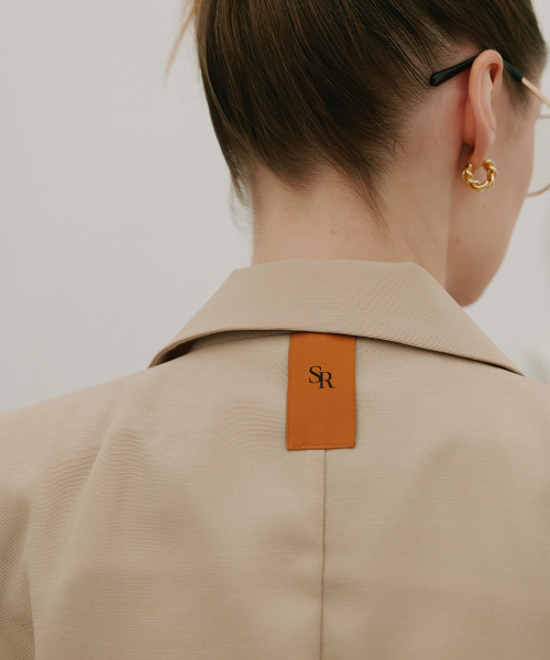 320SHOWROOM（320ショールーム）の「Utility Collar Short Sleeve Pocket Jacket Butter beige（その他アウター・レディース・その他・SMALL/MEDIUM）」の3枚目の写真