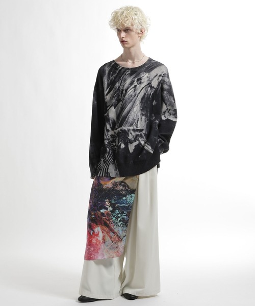 HARE(ハレ)の「シルクスカーフ by MAO KAWASAKI(HARE)(バンダナ/スカーフ・メンズ・グレー系その他/ホワイト系その他/ブルー系その他・FREE)」の8枚目の写真