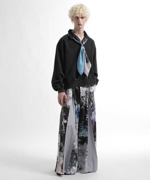 HARE(ハレ)の「シルクスカーフ by MAO KAWASAKI(HARE)(バンダナ/スカーフ・メンズ・グレー系その他/ホワイト系その他/ブルー系その他・FREE)」の11枚目の写真