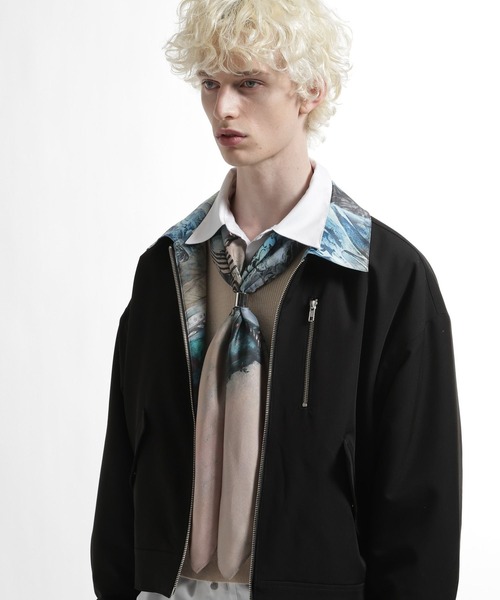 HARE(ハレ)の「シルクスカーフ by MAO KAWASAKI(HARE)(バンダナ/スカーフ・メンズ・グレー系その他/ホワイト系その他/ブルー系その他・FREE)」の20枚目の写真