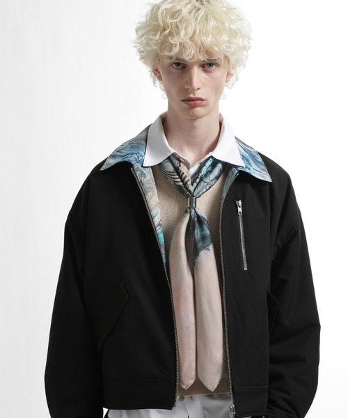 HARE(ハレ)の「シルクスカーフ by MAO KAWASAKI(HARE)(バンダナ/スカーフ・メンズ・グレー系その他/ホワイト系その他/ブルー系その他・FREE)」の21枚目の写真