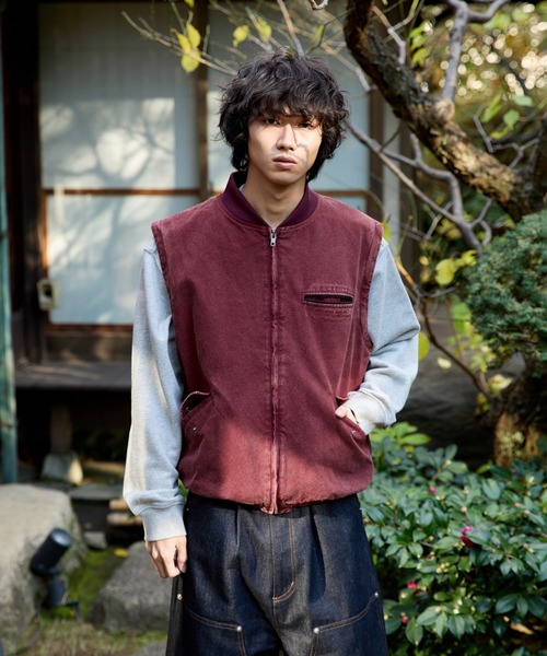 セール】3WAY VINTAGELIKE DRAWCODE DUCK BLOUSON／3wayヴィンテージ