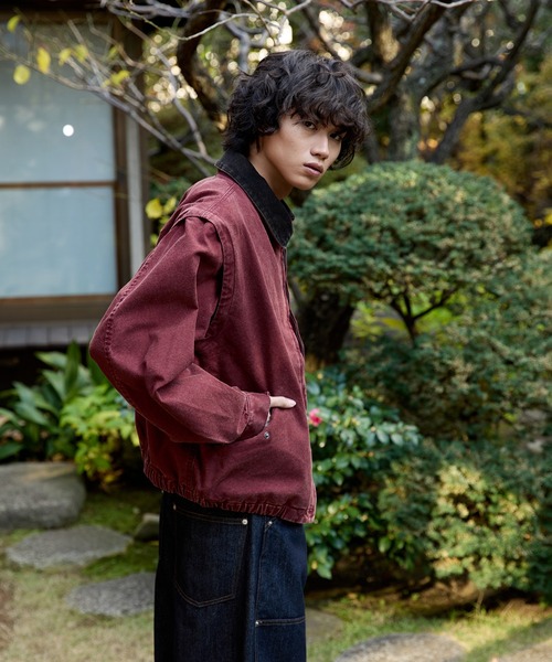 kutir(クティール)の「3WAY VINTAGELIKE DRAWCODE DUCK BLOUSON/3wayヴィンテージライクドローコードダックブルゾン(ブルゾン・メンズ・ブラック/ブラウン/ボルドー・MEDIUM/LARGE)」の22枚目の写真