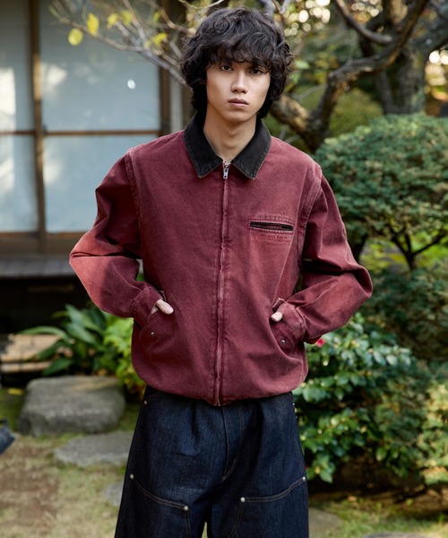kutir(クティール)の「3WAY VINTAGELIKE DRAWCODE DUCK BLOUSON/3wayヴィンテージライクドローコードダックブルゾン(ブルゾン・メンズ・ブラック/ブラウン/ボルドー・MEDIUM/LARGE)」の19枚目の写真