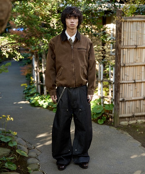 kutir(クティール)の「3WAY VINTAGELIKE DRAWCODE DUCK BLOUSON/3wayヴィンテージライクドローコードダックブルゾン(ブルゾン・メンズ・ブラック/ブラウン/ボルドー・MEDIUM/LARGE)」の7枚目の写真