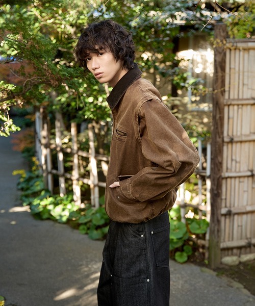 kutir(クティール)の「3WAY VINTAGELIKE DRAWCODE DUCK BLOUSON/3wayヴィンテージライクドローコードダックブルゾン(ブルゾン・メンズ・ブラック/ブラウン/ボルドー・MEDIUM/LARGE)」の4枚目の写真