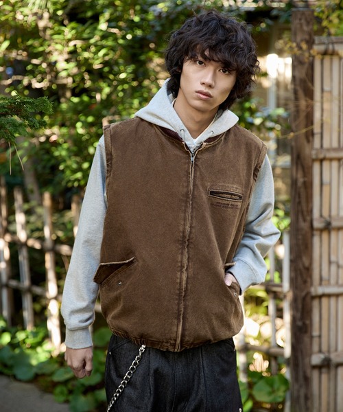 kutir(クティール)の「3WAY VINTAGELIKE DRAWCODE DUCK BLOUSON/3wayヴィンテージライクドローコードダックブルゾン(ブルゾン・メンズ・ブラック/ブラウン/ボルドー・MEDIUM/LARGE)」の13枚目の写真