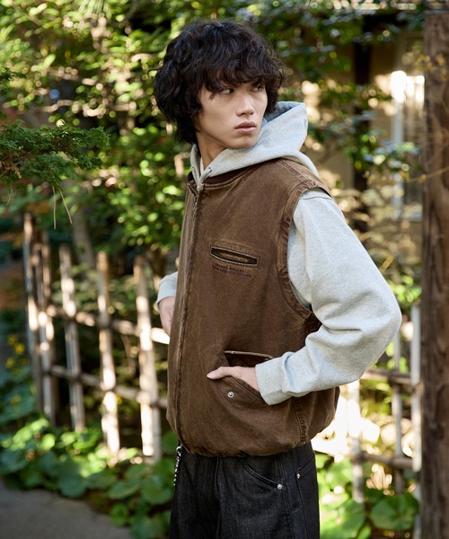 kutir(クティール)の「3WAY VINTAGELIKE DRAWCODE DUCK BLOUSON/3wayヴィンテージライクドローコードダックブルゾン(ブルゾン・メンズ・ブラック/ブラウン/ボルドー・MEDIUM/LARGE)」の14枚目の写真