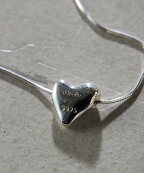 COLLAGE GALLARDAGALANTE（コラージュガリャルダガランテ）の「Sivelle./Silver925シャイニーハートネックレス（ネックレス・レディース・シルバー・FREE）」の5枚目の写真
