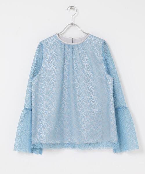 URBAN RESEARCH ROSSO WOMEN（アーバンリサーチ　ロッソ）の「フレアスリーブレースブラウス（シャツ/ブラウス・レディース・ホワイト/ブラック/ブルー系その他・FREE）」の18枚目の写真