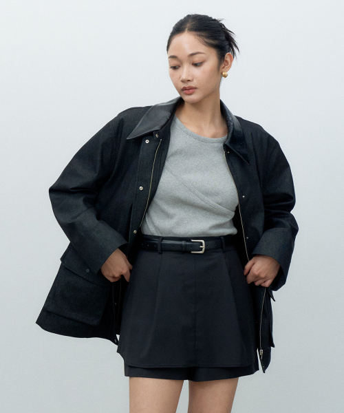 美品 ＜dahl'ia（ダリア）＞レオパード ビッグコート アニマル FREE