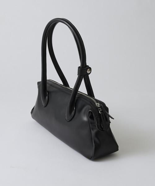 Lui's（ルイス）の「ロングハンドルワイドバッグ（トートバッグ・レディース・オフホワイト/ブラック・FREE）」の4枚目の写真