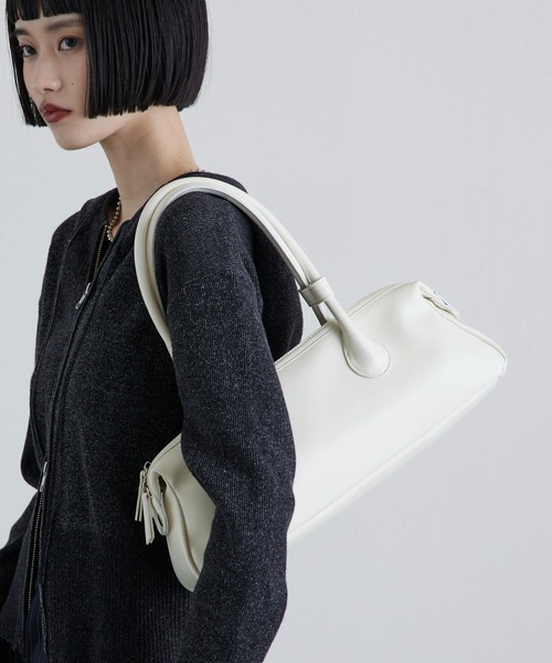 Lui's(ルイス)の「ロングハンドルワイドバッグ(トートバッグ・レディース・オフホワイト/ブラック・FREE)」の15枚目の写真