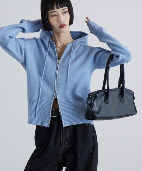 Lui's(ルイス)の「ロングハンドルワイドバッグ(トートバッグ・レディース・オフホワイト/ブラック・FREE)」の11枚目の写真