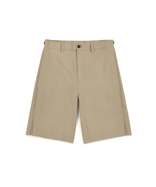LORES(ロアス)の「Pleated Bermuda Short - Beige(その他パンツ・レディース・その他・M/L)」の1枚目の写真