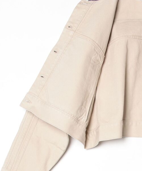 adidas（アディダス）の「キャンバス トラックトップ ジャケット / アディダスオリジナルス adidas Originals（その他アウター・レディース・ブラウン/ベージュ・XX-LARGE/LARGE/MEDIUM/SMALL/X-LARGE/X-SMALL）」の19枚目の写真