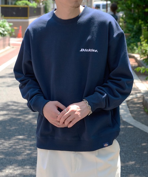 Dickies(ディッキーズ)の「【Dickies】裏起毛バック刺繍プリントクルーネックトレーナー 5422-9702(スウェット・メンズ・ブラック/ブラウン/ブルー/ホワイト・2L/M/L)」の19枚目の写真