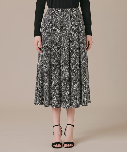 MACKINTOSH LONDON（マッキントッシュ ロンドン）の「ライスドットプリントスカート（スカート・レディース・ライトブルー/ブラック・38/36）」の9枚目の写真