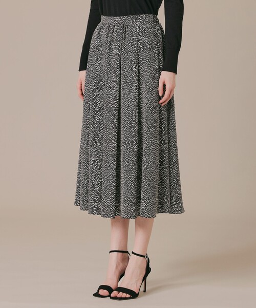 MACKINTOSH LONDON（マッキントッシュ ロンドン）の「ライスドットプリントスカート（スカート・レディース・ライトブルー/ブラック・38/36）」の10枚目の写真