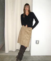 SUNBURNPROJECT（サンバーンプロジェクト）の「Rivet Pocket Midi Skirt, BEIGE（スカート）」