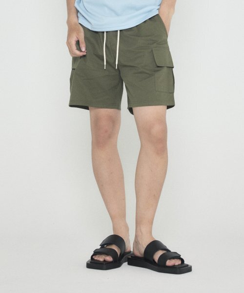 ANALOG MOOD(アナログムード)の「コットンカーゴショーツパンツ(カーキ)(その他パンツ・メンズ・その他・M/L)」の1枚目の写真