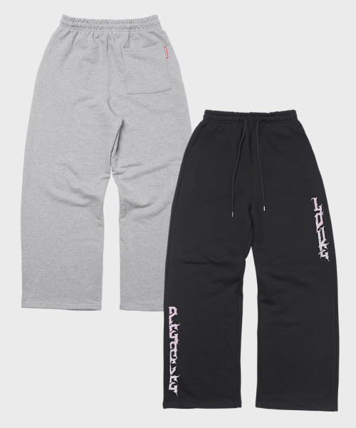 ARTISTWEAR（アーティストウェア）の「[ATW] ザムードイズピンク ワイドバンディングパンツ（スウェットパンツ・レディース・その他・L/M/S/XL）」の2枚目の写真
