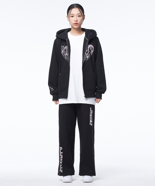 ARTISTWEAR（アーティストウェア）の「[ATW] ザムードイズピンク ワイドバンディングパンツ（スウェットパンツ・レディース・その他・L/M/S/XL）」の8枚目の写真
